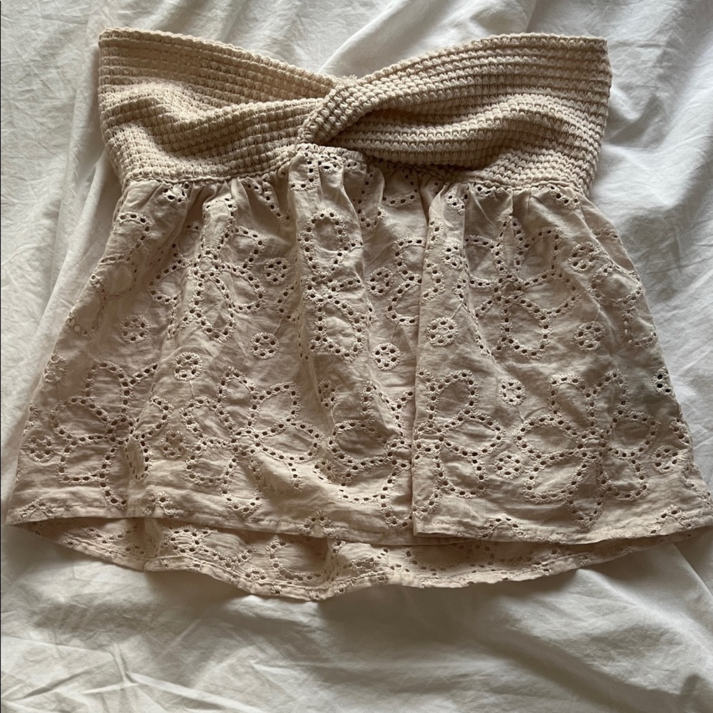 Elegant Cream Lace top